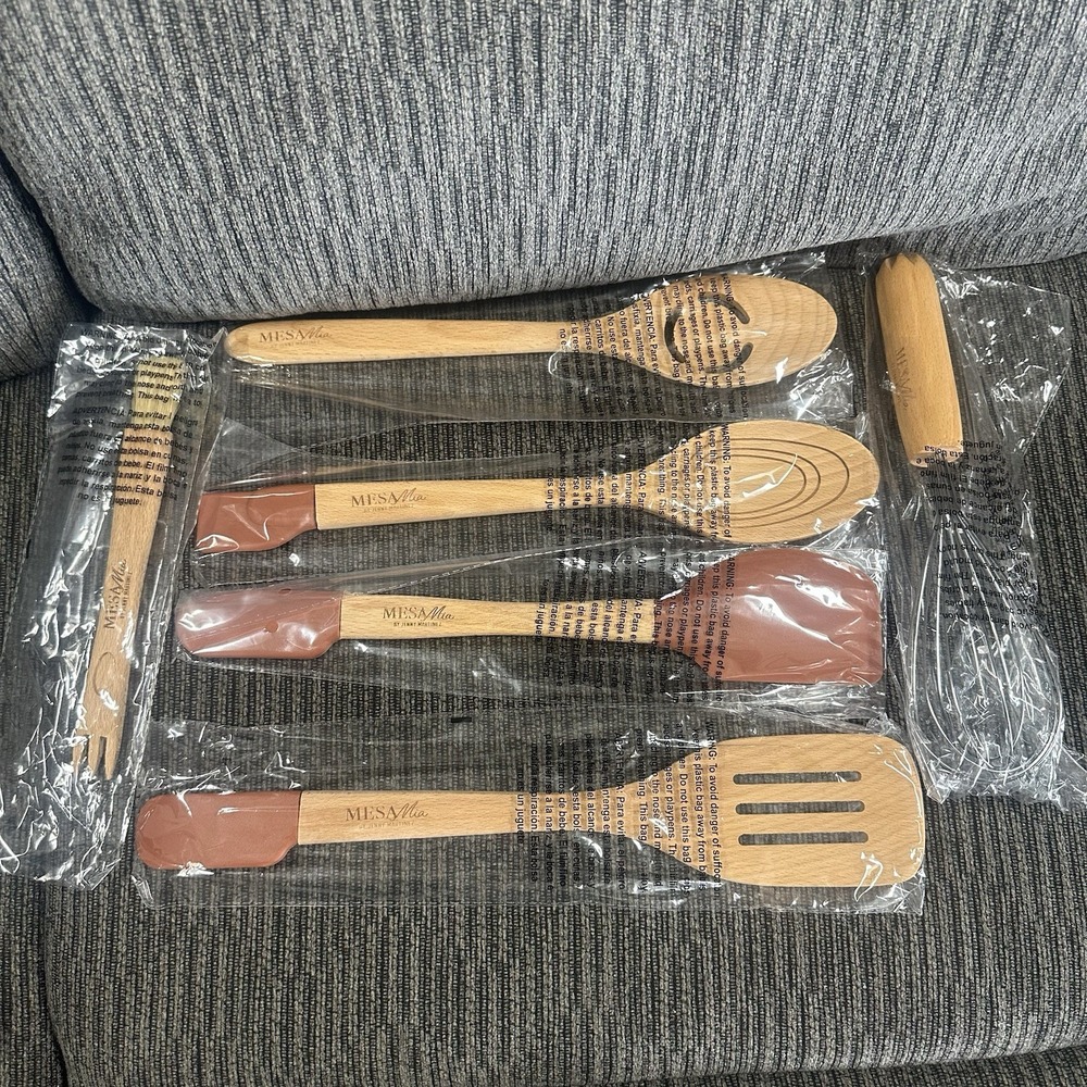 Mesa Mia Beechwood 6 Piece Utensil Set, Cooking & Serving Ware Jenny Martinez
